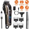 Rechargeable Electric Hair Clipper Cordless Clipper Hair Trimmer Shaver Barber Clipper Hair Cutting Machine