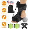 Plantar Fasciitis Night Splint Adjustable Foot Orthotic Brace Support Achilles Tendonitis Ankle Pain Relief Hard Spiky Massage Ball 2 Arch Support Ban