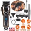 Rechargeable Electric Hair Clipper Cordless Clipper Hair Trimmer Shaver Barber Clipper Hair Cutting Machine