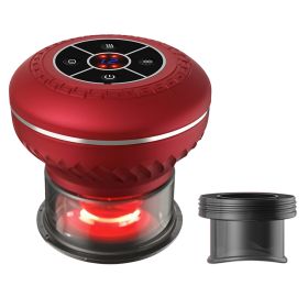 Cupping Therapy Massager With Red Light Heat Therapy 16Level Temperature Suction Cellulite Remover Massager Vacuum Therapy Machine Portable Cupping Sc