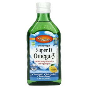 Carlson Super D Omega-3 Lemon 8.4 Fl Oz