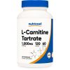 Nutricost L-Carnitine Tartrate 500mg, 120 Capsules (60 Servings) Supplement