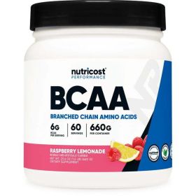 Nutricost BCAA Powder (Lemon) 60 Servings Supplement