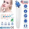 Electronic Blackhead Remover Vacuum Suction Facial Acne Pore Cleaner Blackhead Extractor Tool Device with 4 Heads