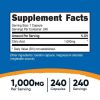 Nutricost Citric Acid 1000mg (1 Gram), 240 Capsules - Gluten Free, Non-GMO Supplement