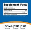 Nutricost Pregnenolone 30mg, 120 Capsules - Non-GMO, Gluten Free Supplement