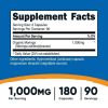 Nutricost Moringa Capsules 500mg, 180 Capsules (90 Servings) - Non-GMO, Gluten Free