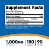 Nutricost Shiitake Mushroom Supplement Capsules 1000mg, 90 Servings