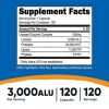 Nutricost Lactase Enzyme Complex 3,000 FCC ALU, 120 Capsules - Non-GMO Supplement