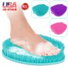 Shower Foot Scrubber Foot Massager Exfoliation Cleaner Mat Improve Foot Circulation Scrubber Foot Pain Relief Mat w/ Anti-slip Suction Cups