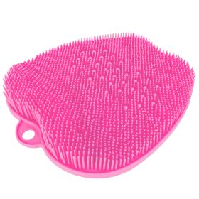 Shower Foot Scrubber Foot Massager Exfoliation Cleaner Mat Improve Foot Circulation Scrubber Foot Pain Relief Mat w/ Anti-slip Suction Cups (Option: FootScrubberCleanerPink)