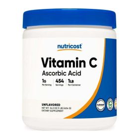 Nutricost Vitamin C Supplement Powder (Pure Ascorbic Acid Powder) .5 lb (8oz) (Brand: eSupplements, llc)